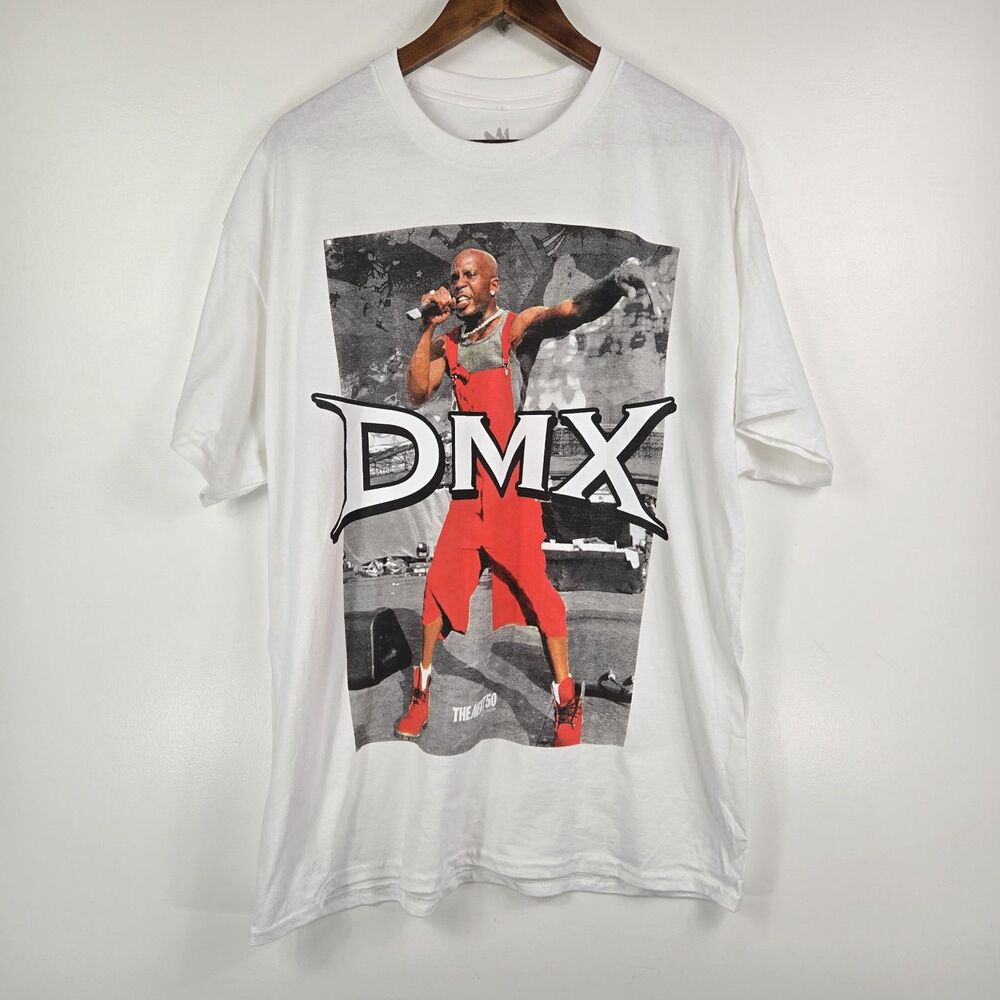 Legends Apparel DMX Men's Size Large White Short Sleeve T Shirt